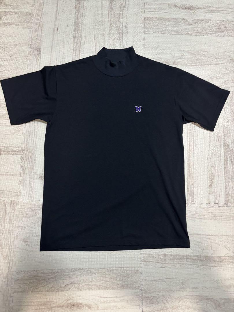 Needles 黒 XS Tシャツ 蝶の刺繍 - メルカリ