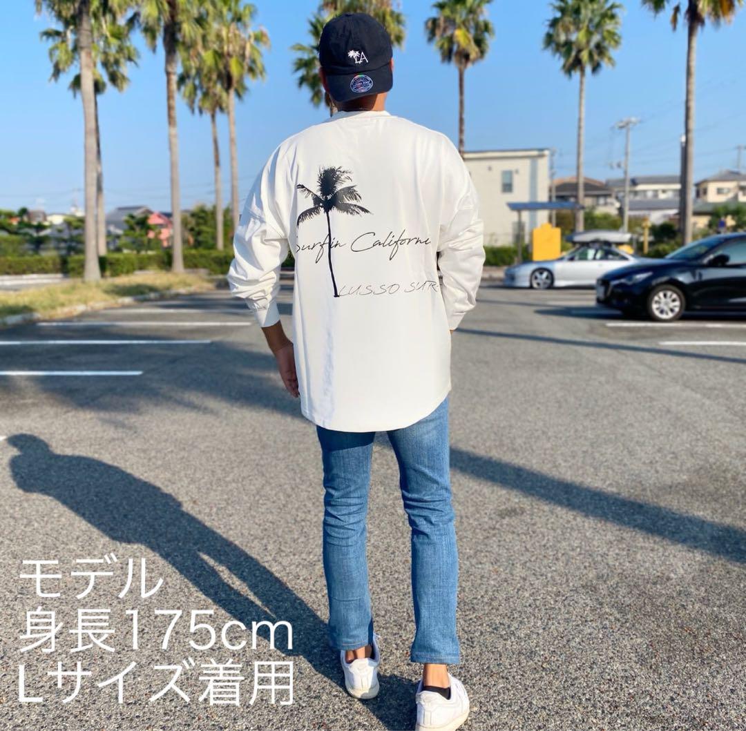 西海岸系⭐︎LUSSO SURF パームツリーロンT スウェット　Mサイズ⭐︎