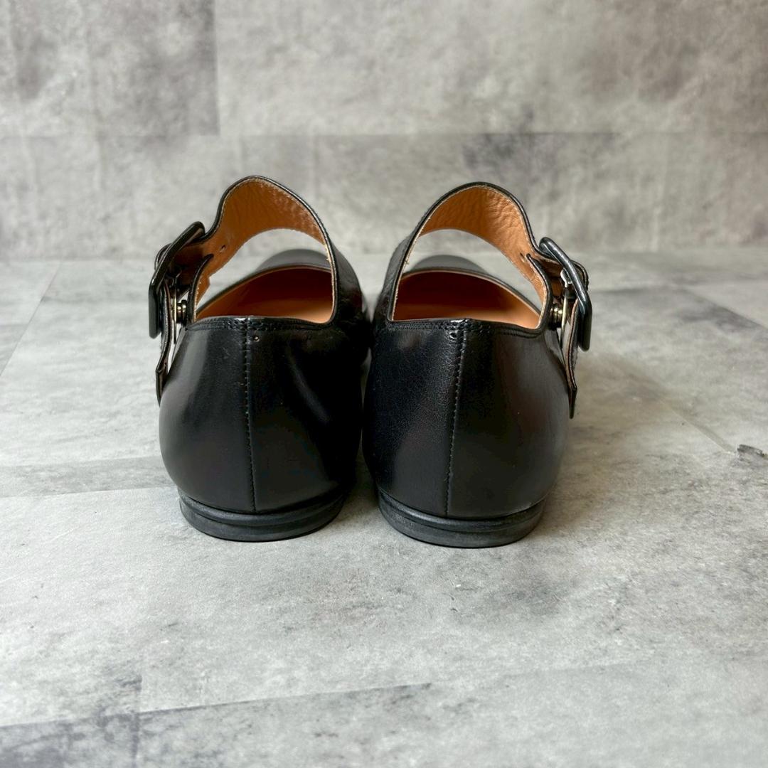 ツモリチサト walk 24.5 ベルト フラット パンプス レザー RG13 ツモリチサト walk 24.5 ベルト フラット パンプス レザー RG13