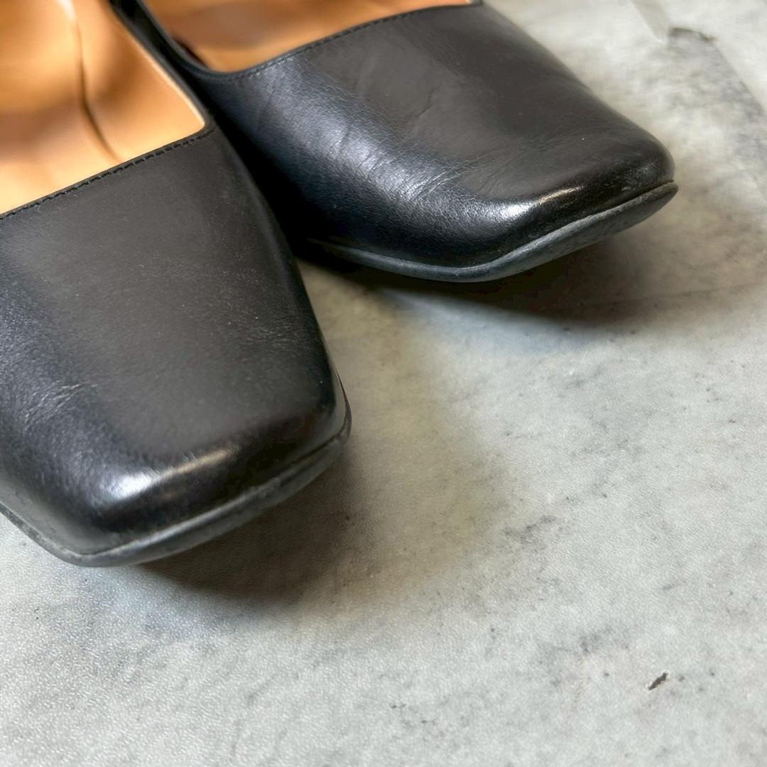 ツモリチサト walk 24.5 ベルト フラット パンプス レザー RG13