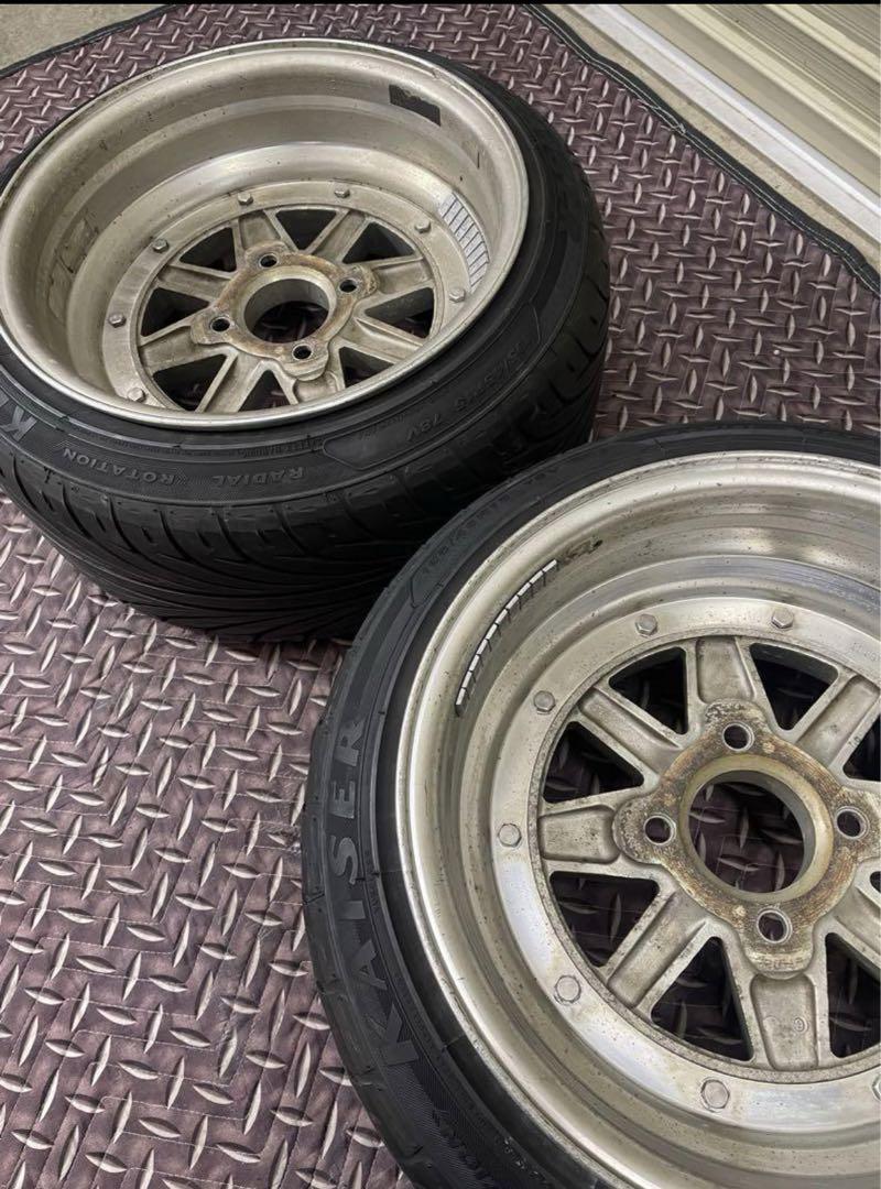 ②マークⅢ 9J×15 オフセット−25 スピードスター 画像4