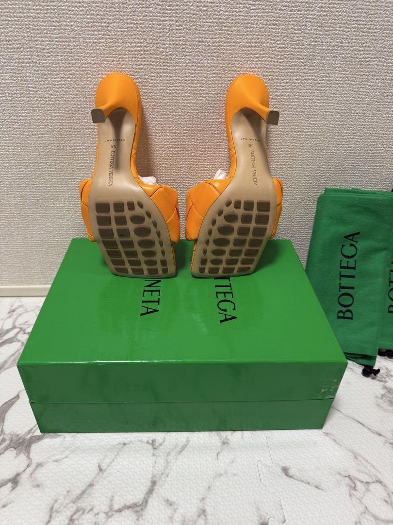 BOTTEGA VENETA LIDO リド　オレンジ ミュール