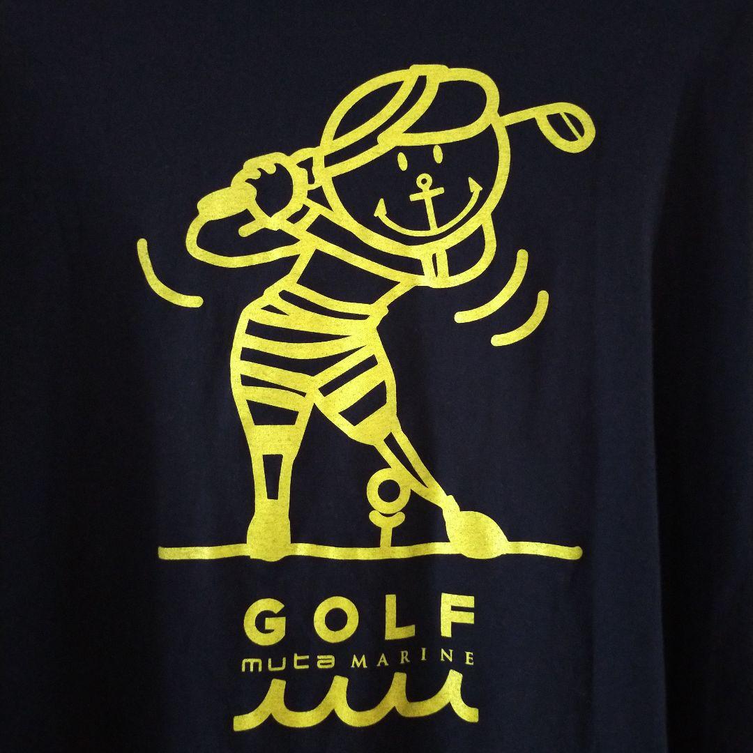 ムータマリンゴルフ ロンTシャツ muta MARINE GOLF ネイビー7