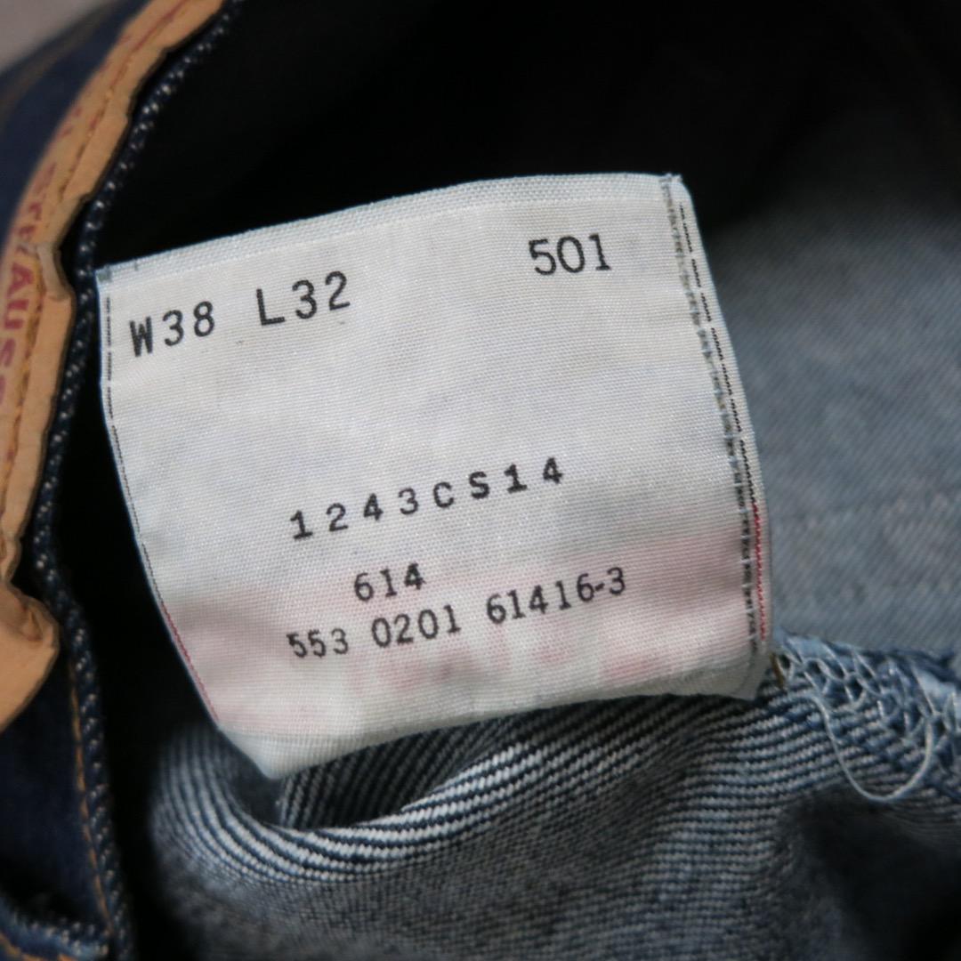 Levi's 501 USA製 濃紺 米国製 00’s 90’s W38