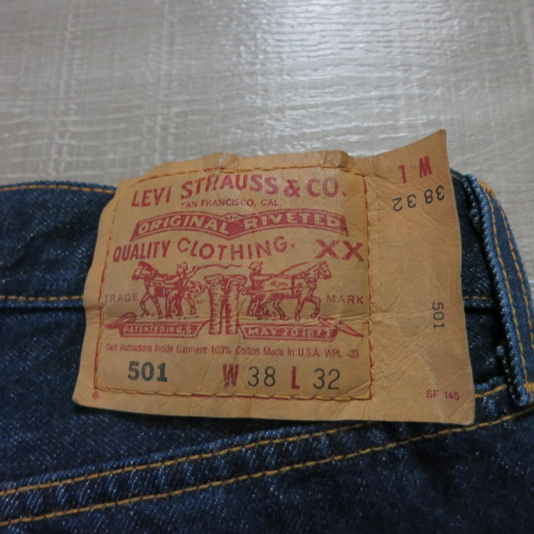 Levi's 501 USA製 濃紺 米国製 00’s 90’s W38