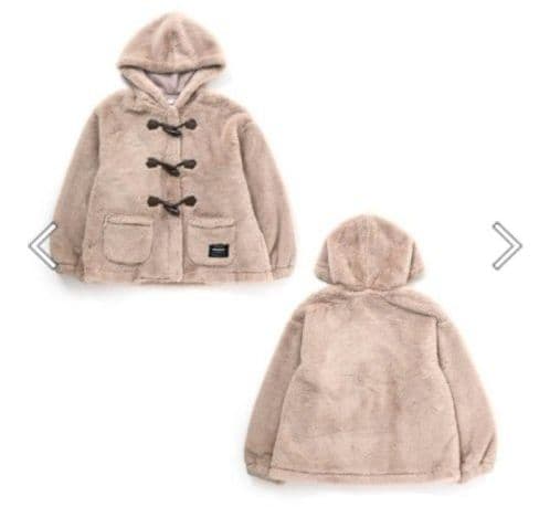 新品u0026未使用「アルジー」キッズ　エコファーダッフルコート　150cm