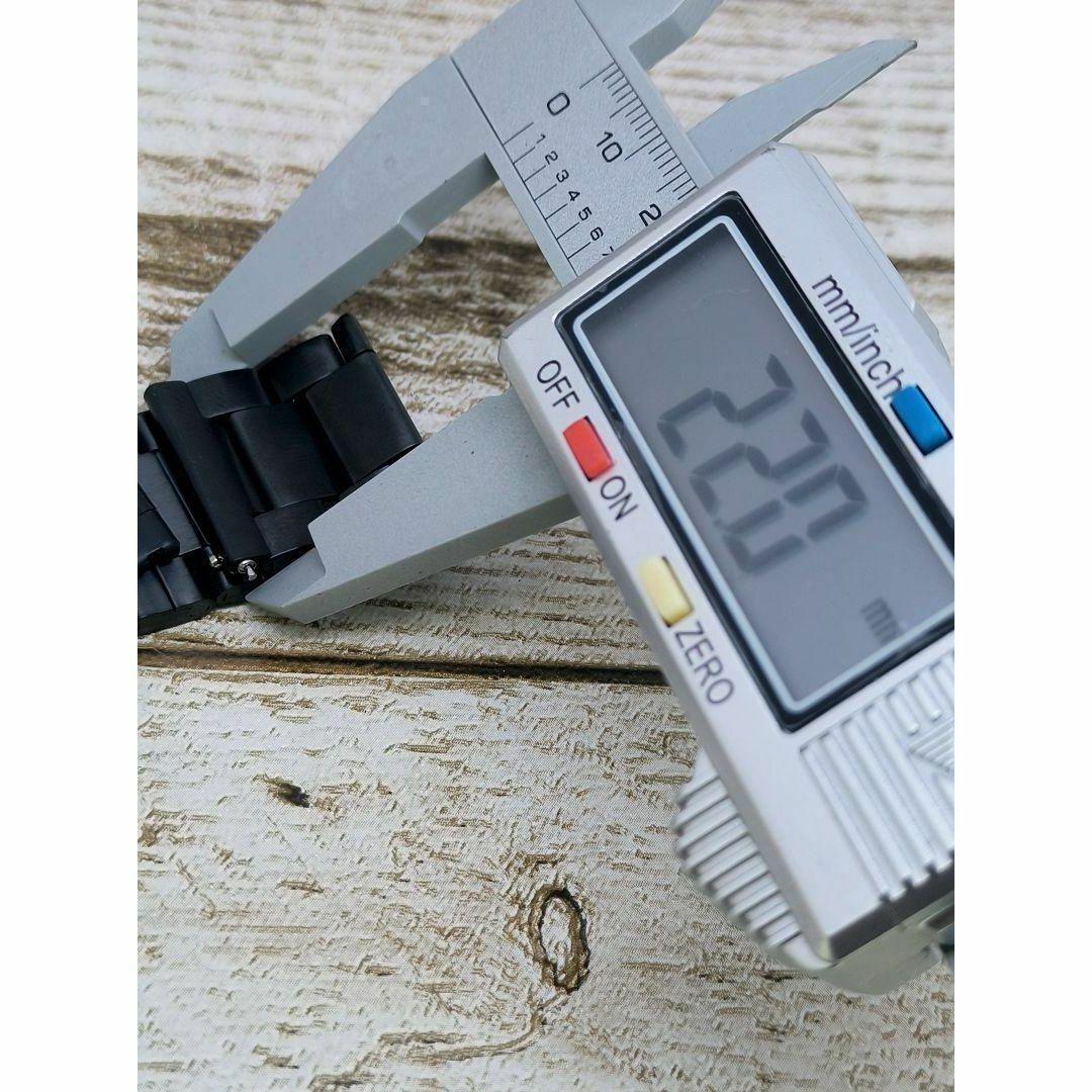ステンレスの腕時計バンド　メンズ　レディース　22MM