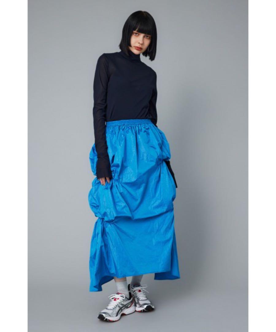 HeRIN.CYE Gradually balloon skirt ブルー 美品