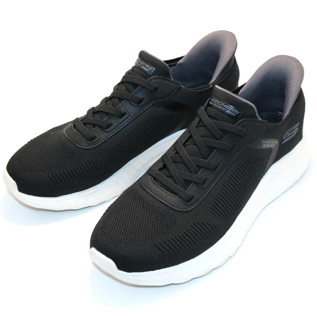 【極美品】スケッチャーズ スリップインズ BOBS 28㎝ 黒 118312
