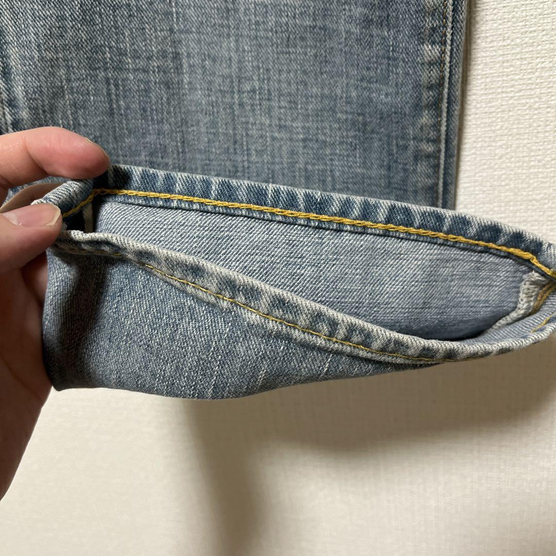 【返品?交換対象商品】 30/30 デニム RRL 古着加工 denim rrl ストレート パンツ