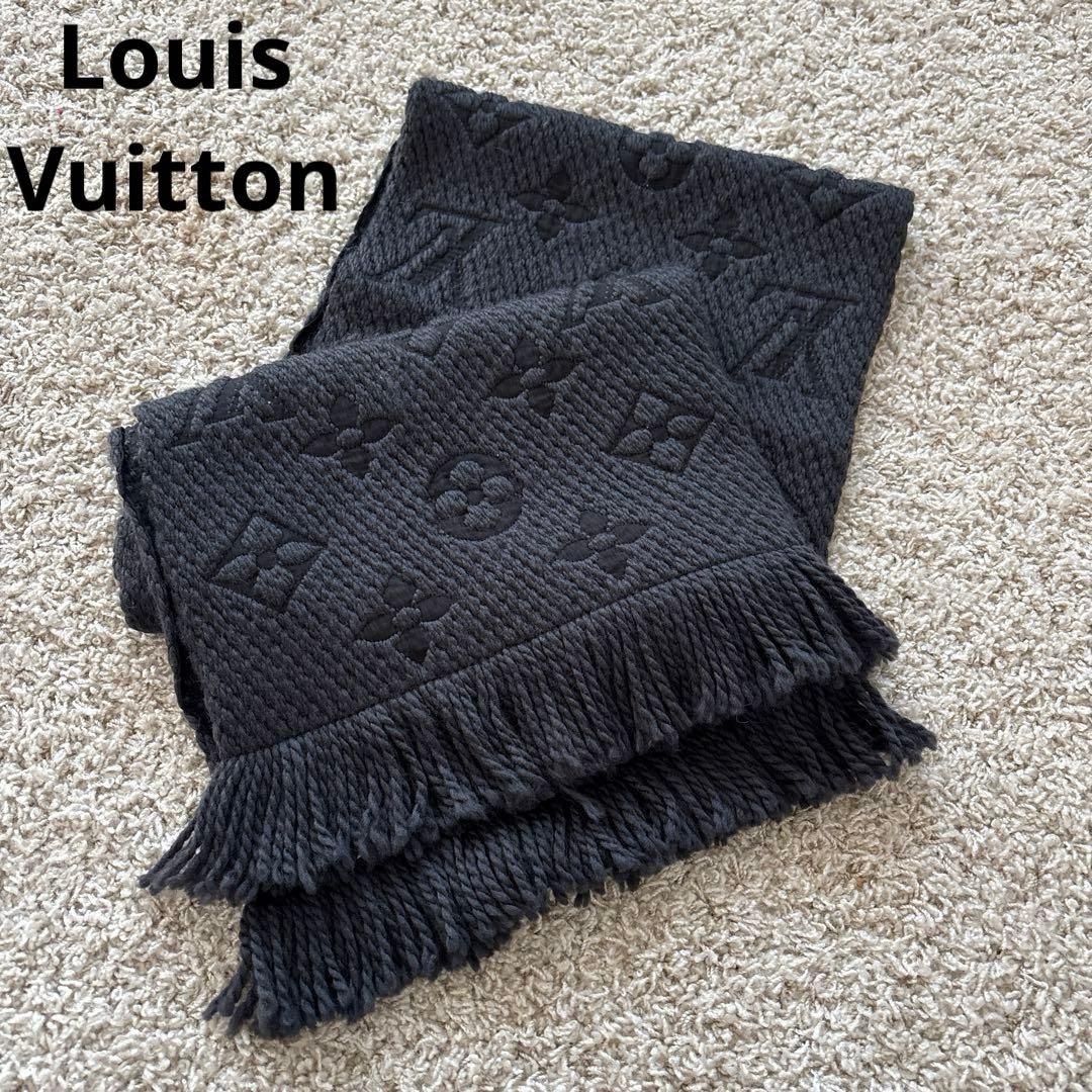 Louis Vuitton ブラック マフラー