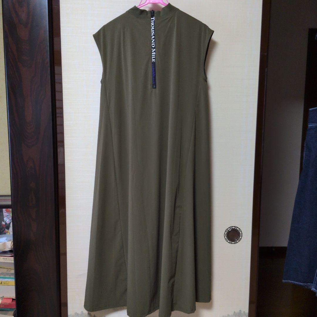 値下げTHOUSAND MILE ロングワンピース ショルダーバッグオリーブ