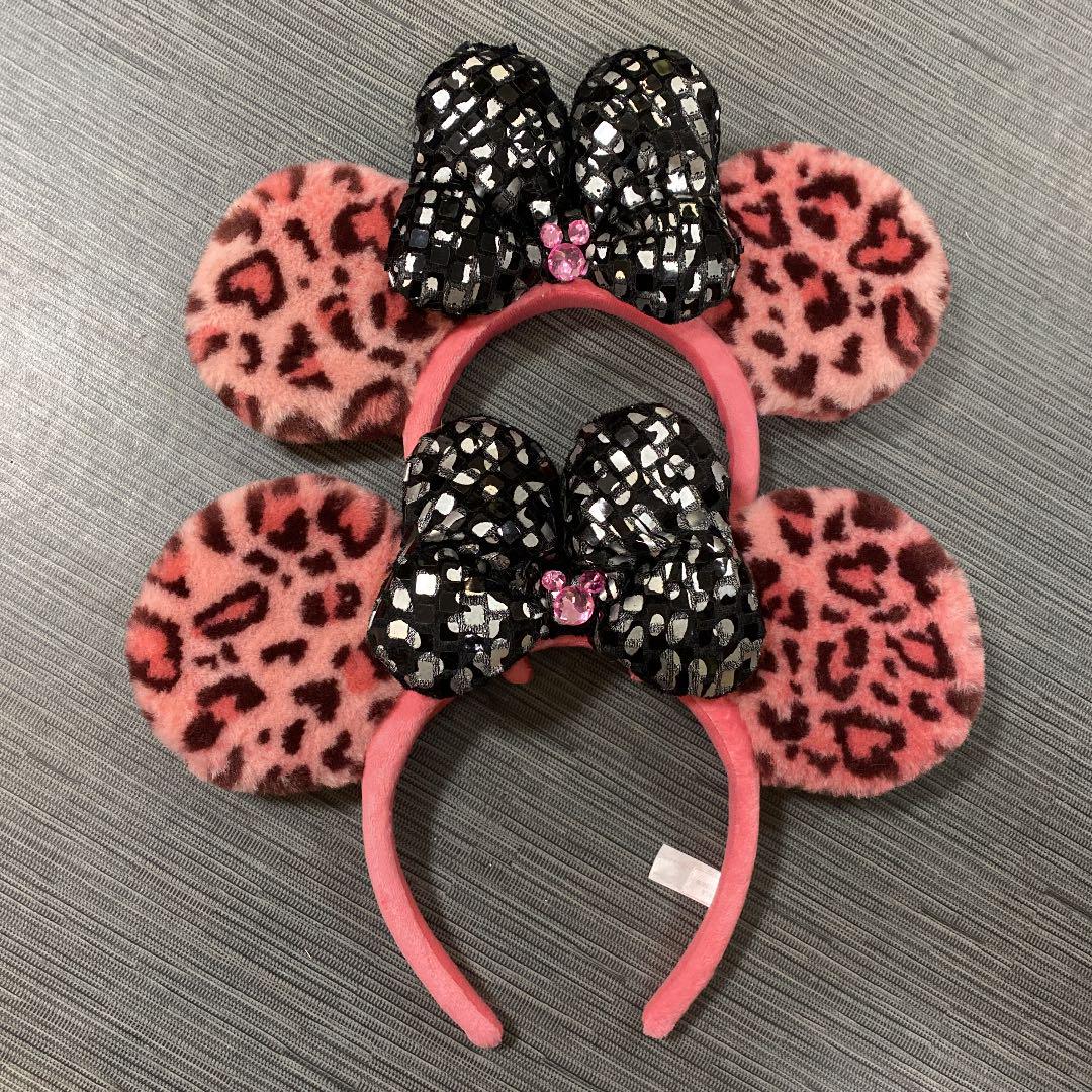 セットでお得 ディズニーカチューシャ ヒョウ柄 ピンク 大人 セット 通販限定商品 ヘアアクセサリー Shivayexim Com