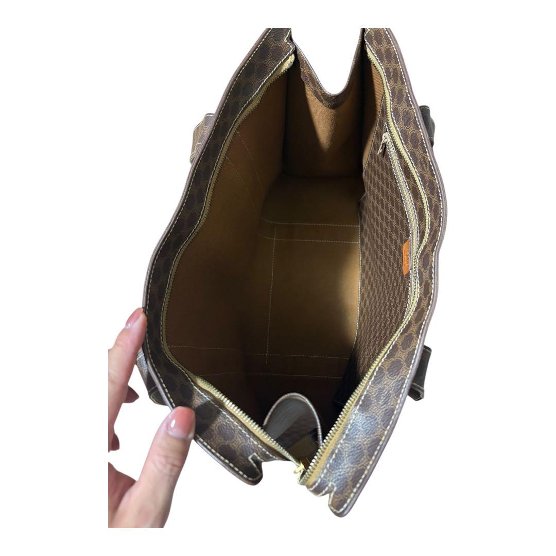 【美品】CELINE セリーヌ　マカダム柄　トートバッグ　イタリア製