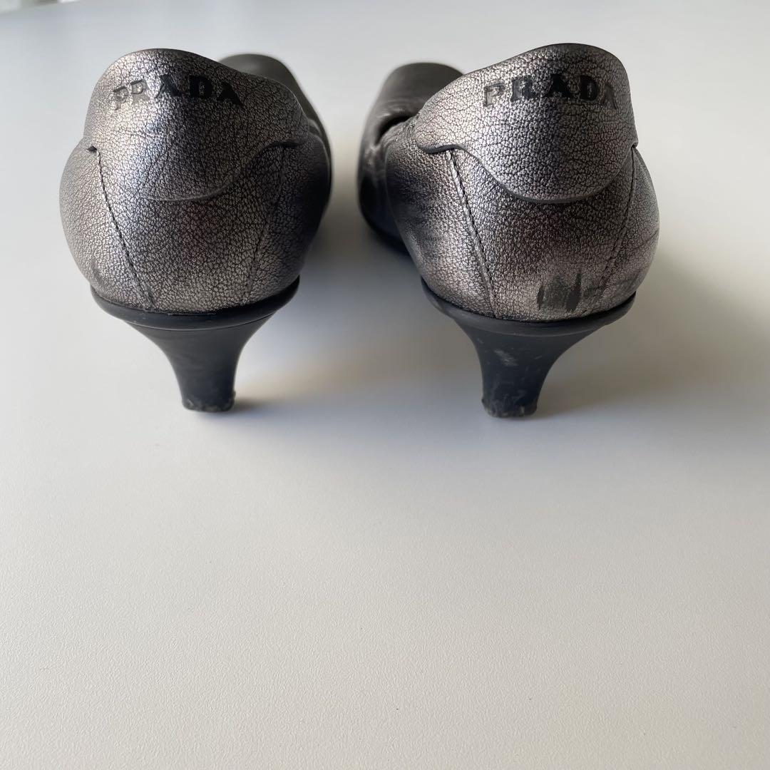 【F プロフ必読 】PRADA Leather Heels
