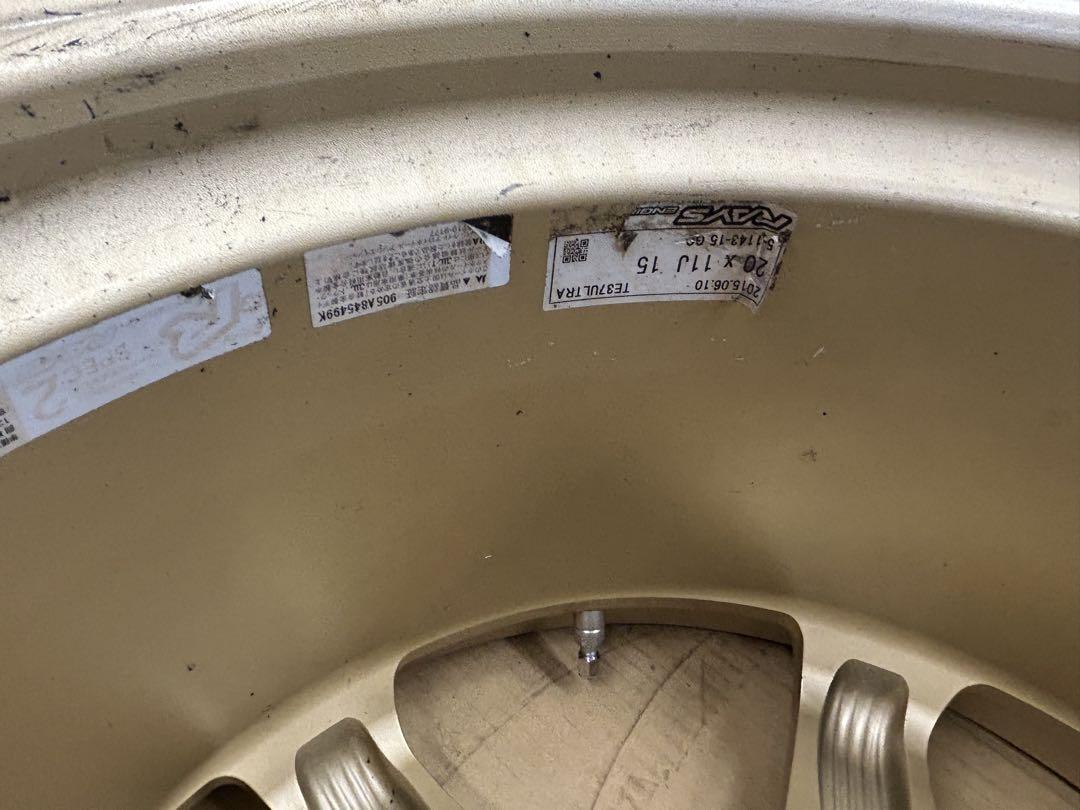 TE37ULTRA 20インチ 11J+15 5/114.3 285/35R20