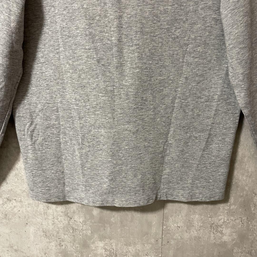 J.CREWジェークルースウェットトレーナーハーフジッププルオーバー灰色グレー
