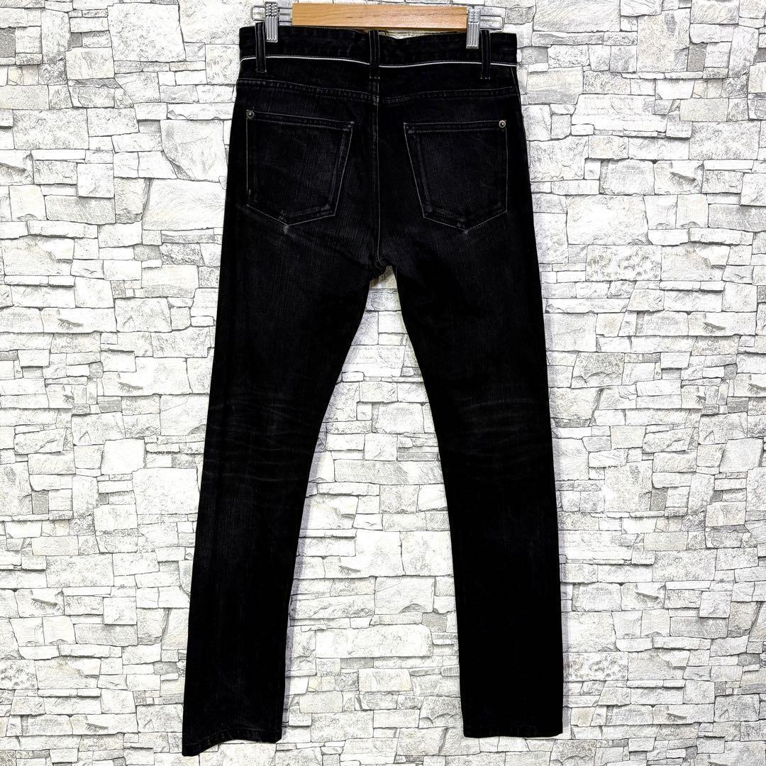 BALENCIAGA バレンシアガ ブラックデニムジーンズ スキニーパンツ 28