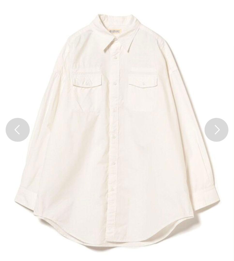 BEAMSBOY タイプライターUSNビッグシャツ