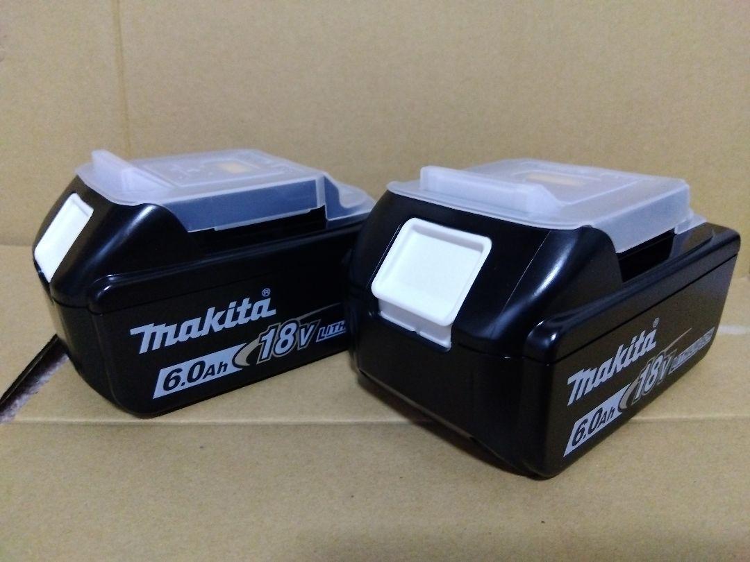 新品未使用　マキタ純正18V 6.0Aバッテリー BL1860B 2個