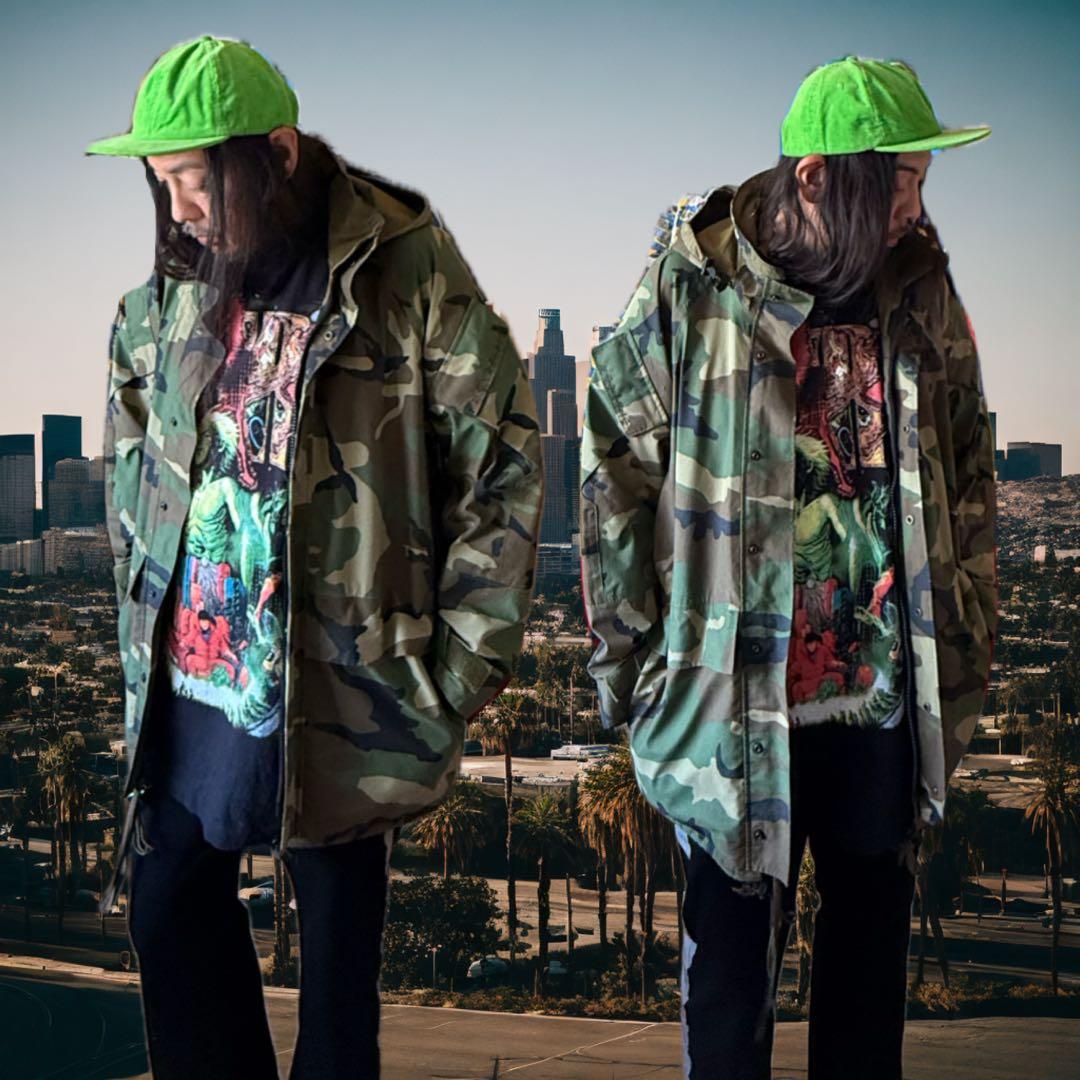 US ARMY94年製 ECWCS 2G カモフラージュ ミリタリージャケット US ARMY94年製 ECWCS 2G カモフラージュ ミリタリージャケット