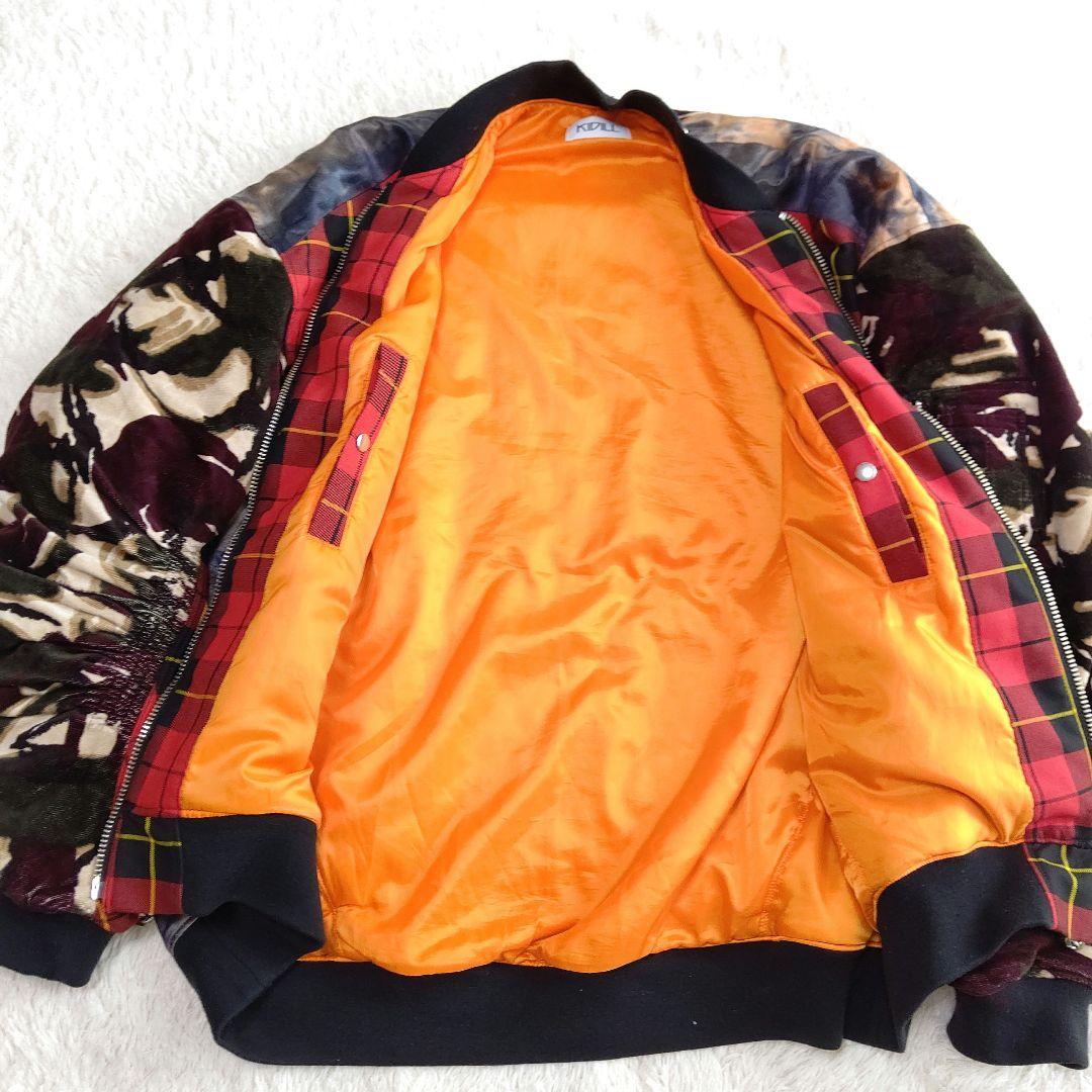 KIDILL タータンチェックANARCHY MA-1 JACKET