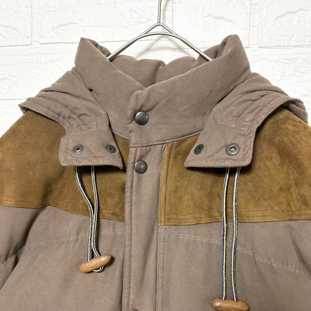 アルバタックス 90s abx ダウンジャケット ブラウン ペイズリー 【F】 アルバタックス 90s abx ダウンジャケット ブラウン ペイズリー 【F】