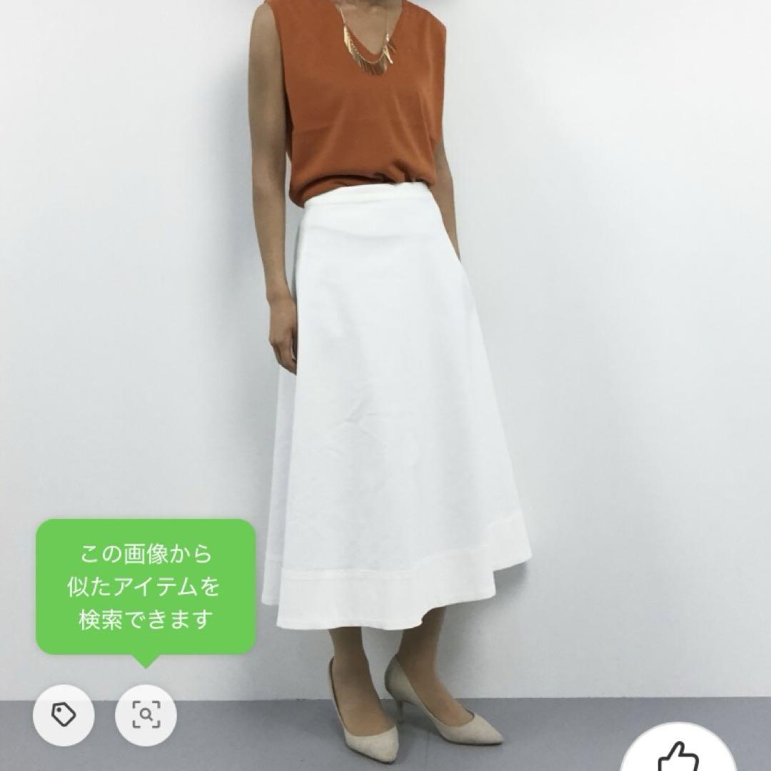新品　フレームワーク FRAMeWORK ダブルクロス フレアスカート