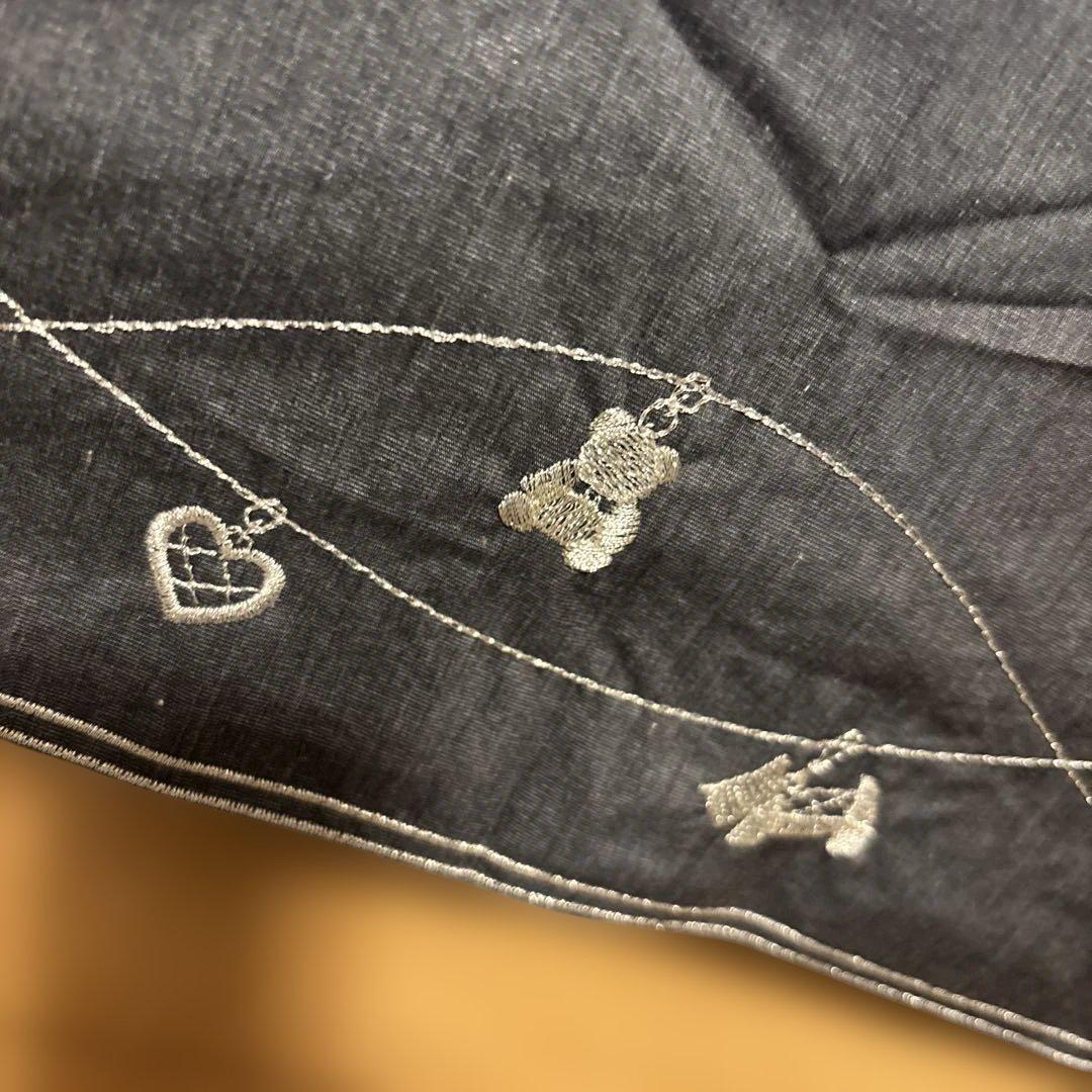 Aquascutum ダークデニム 折りたたみ日傘