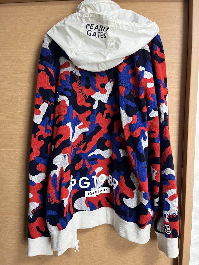 PEARLY GATES 迷彩柄フルジップセーター サイズ6