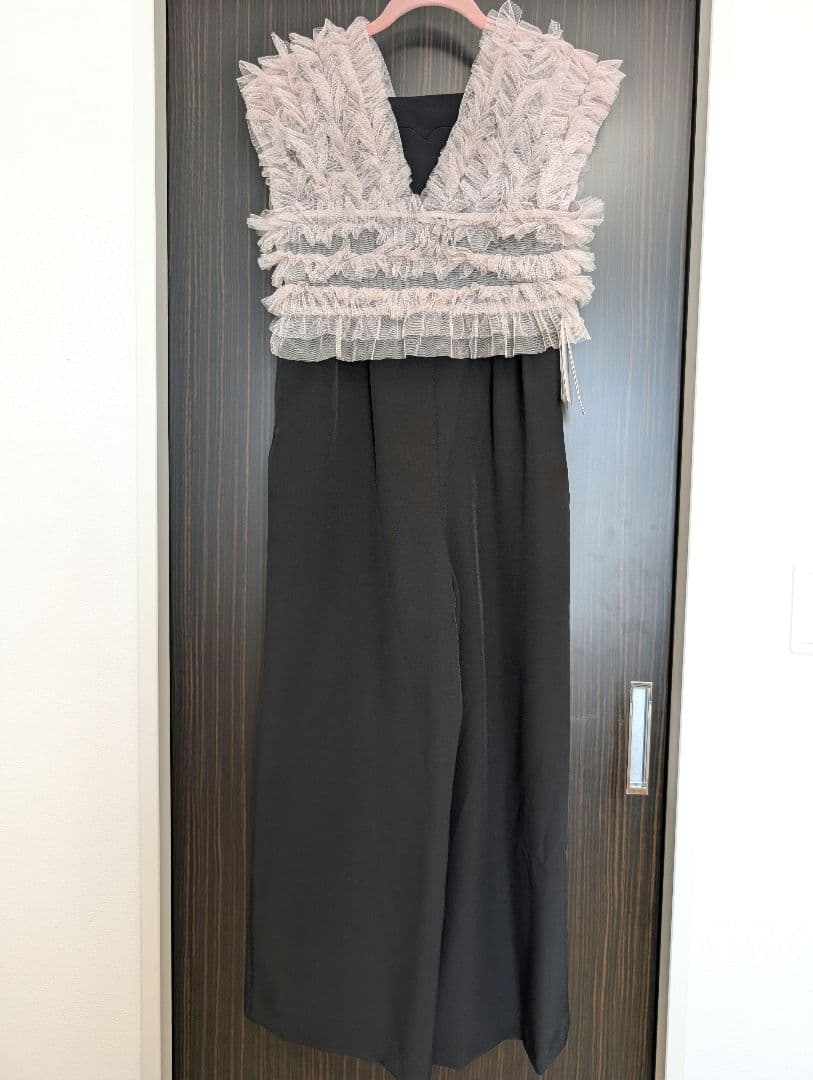 新品 La Totalite チュールベストオールインワン　結婚式 お呼ばれ