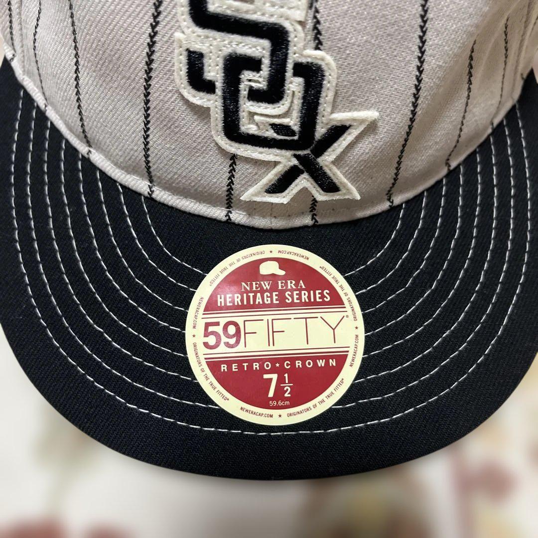 美品！NEW ERA 59FIFTY ホワイトソックス キャップ