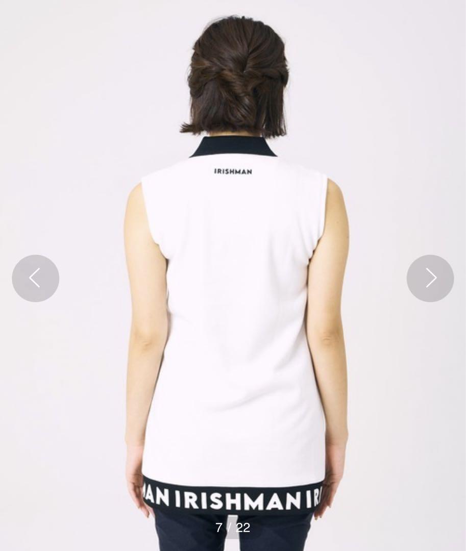 アイリッシュマン　IRISHMAN ロゴスリーブレスポロシャツ　新品未使用　M