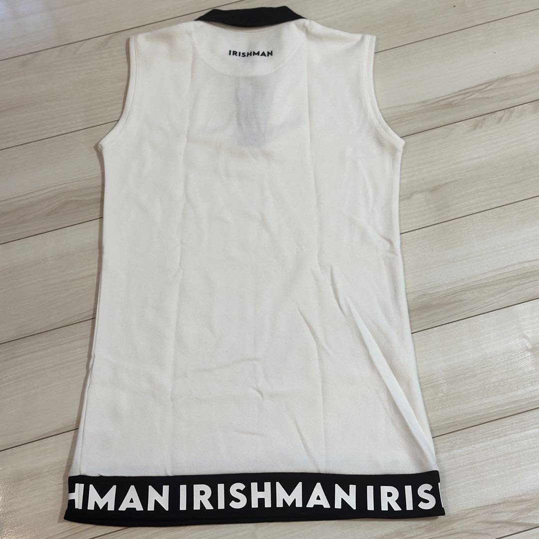 アイリッシュマン　IRISHMAN ロゴスリーブレスポロシャツ　新品未使用　M