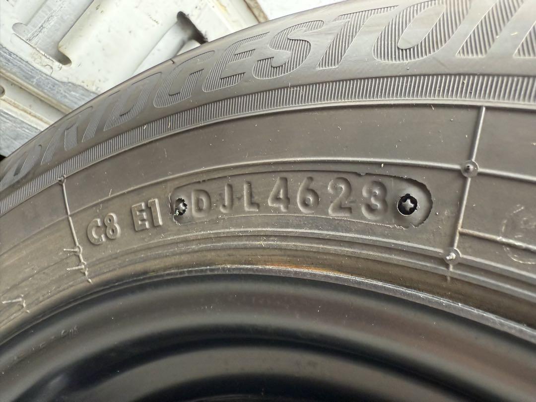 ブリヂストンサマータイヤ145／80R13 75Sスチールホイールセット深溝