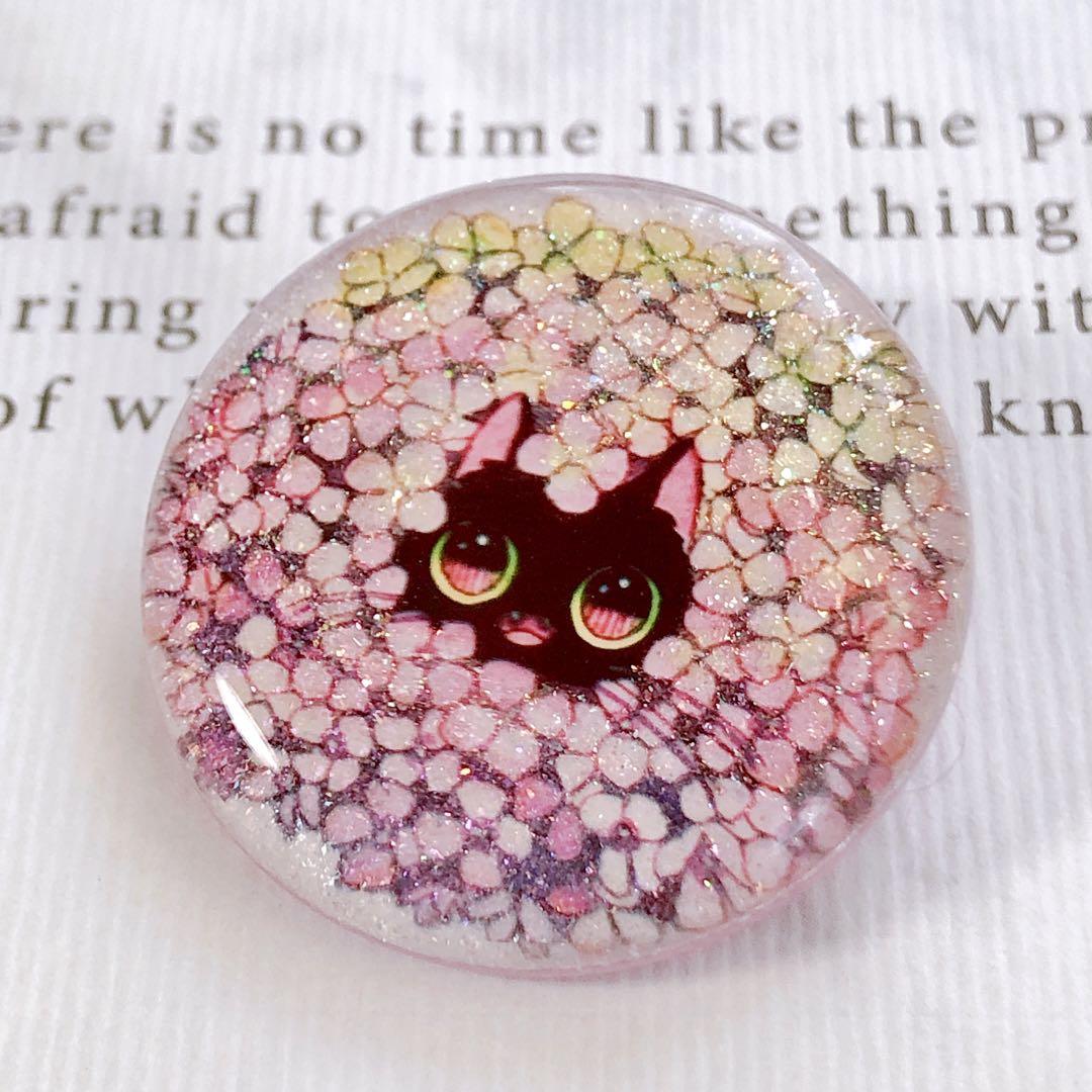 同梱100円引❤️レジン ヘアゴム ♡ 猫 ネコ ねこ ♡ No.H6819
