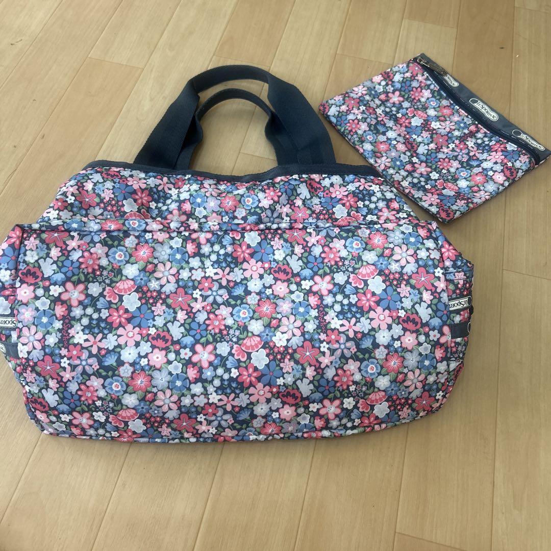 Amazon.co.jp: レスポートサック モリー 刺繍 花 バッグ ポーチ