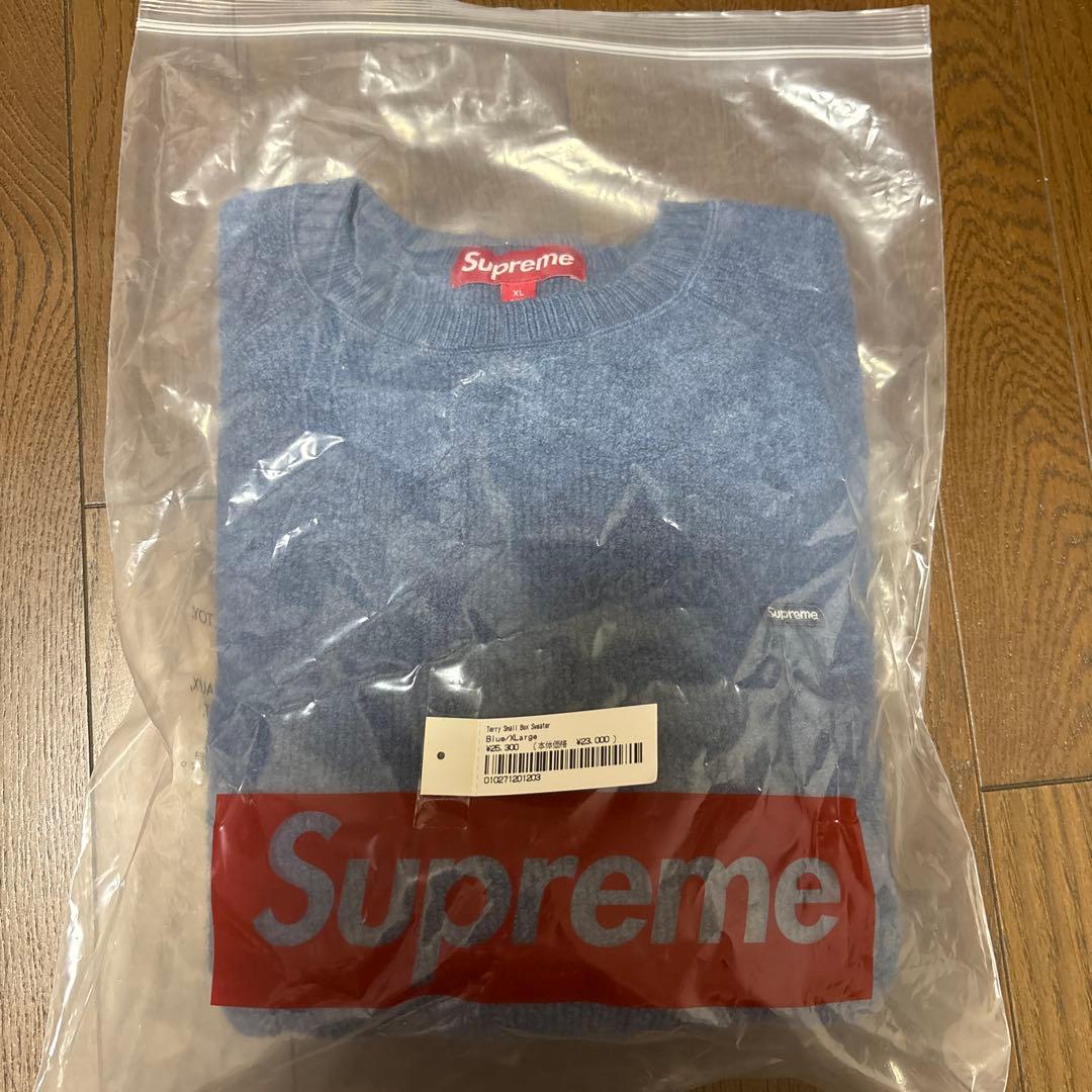 Supreme Terry Small Box Sweater タグ袋付き Supreme Terry Small Box Sweater タグ袋付き - メルカリ