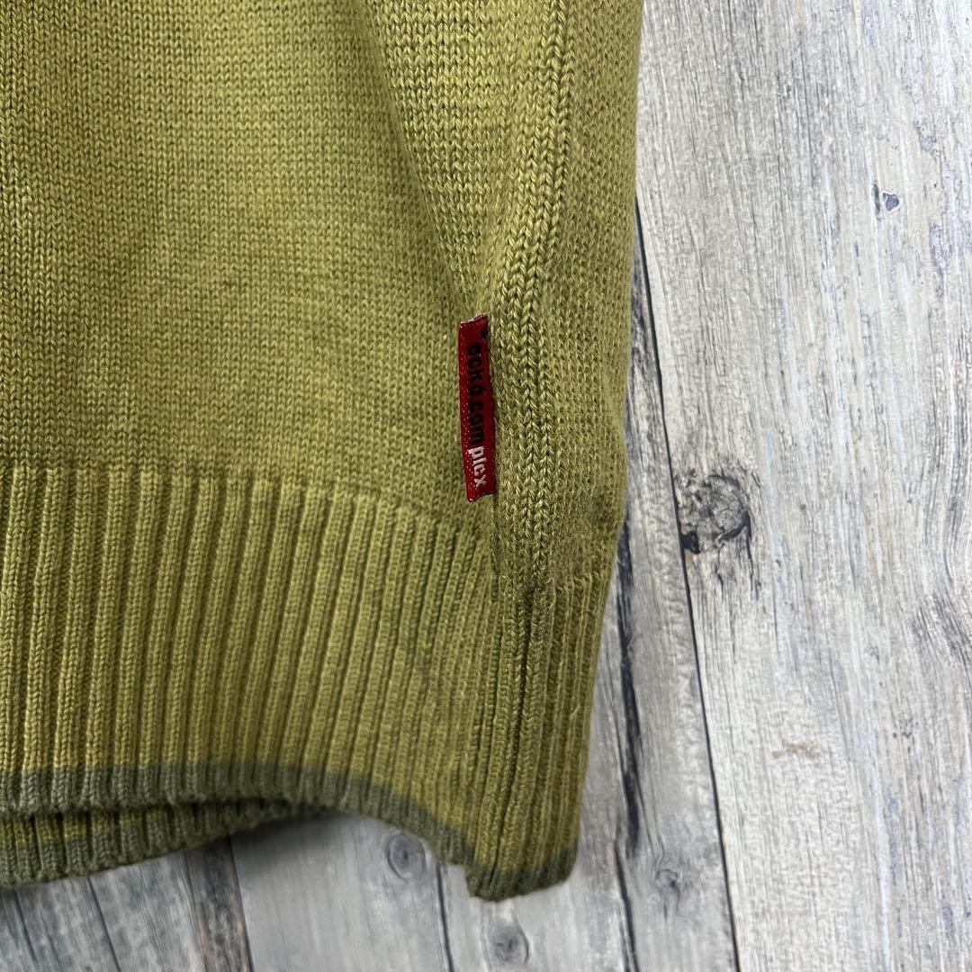 OLD ECKO UNLTD エコー 半袖 サマーニット ポロシャツ XXL