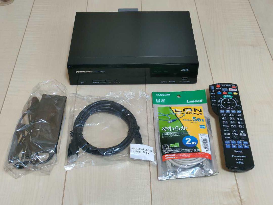 最新 CATV STB TZ-LT1500BW 4K衛星放送 無線LAN対応美品