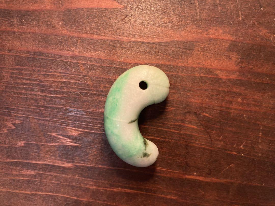 丁子頭硬玉翡翠勾玉古墳時代出土品