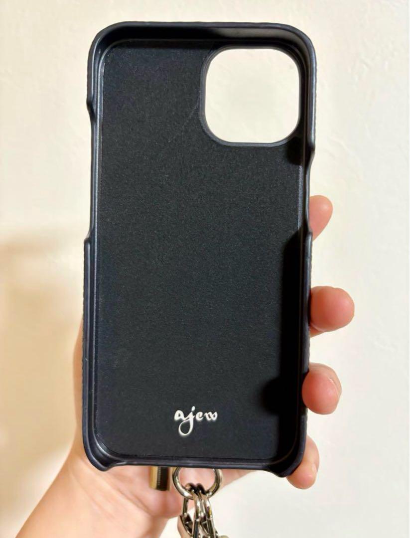エジュー ajew iPhone14 ケース スマホ アイフォン 黒 ブラック