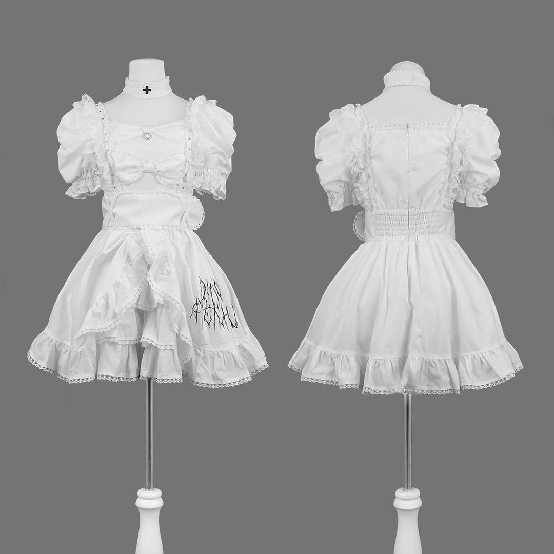 ♡ DimMoire×AVENCHUMU dress White