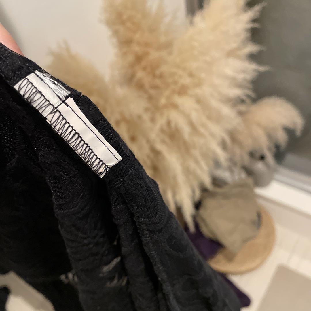 スーツ・フォーマル・ドレス AMERI 2WAY DRAPE SLEEVE EMBROIDERY DRESS