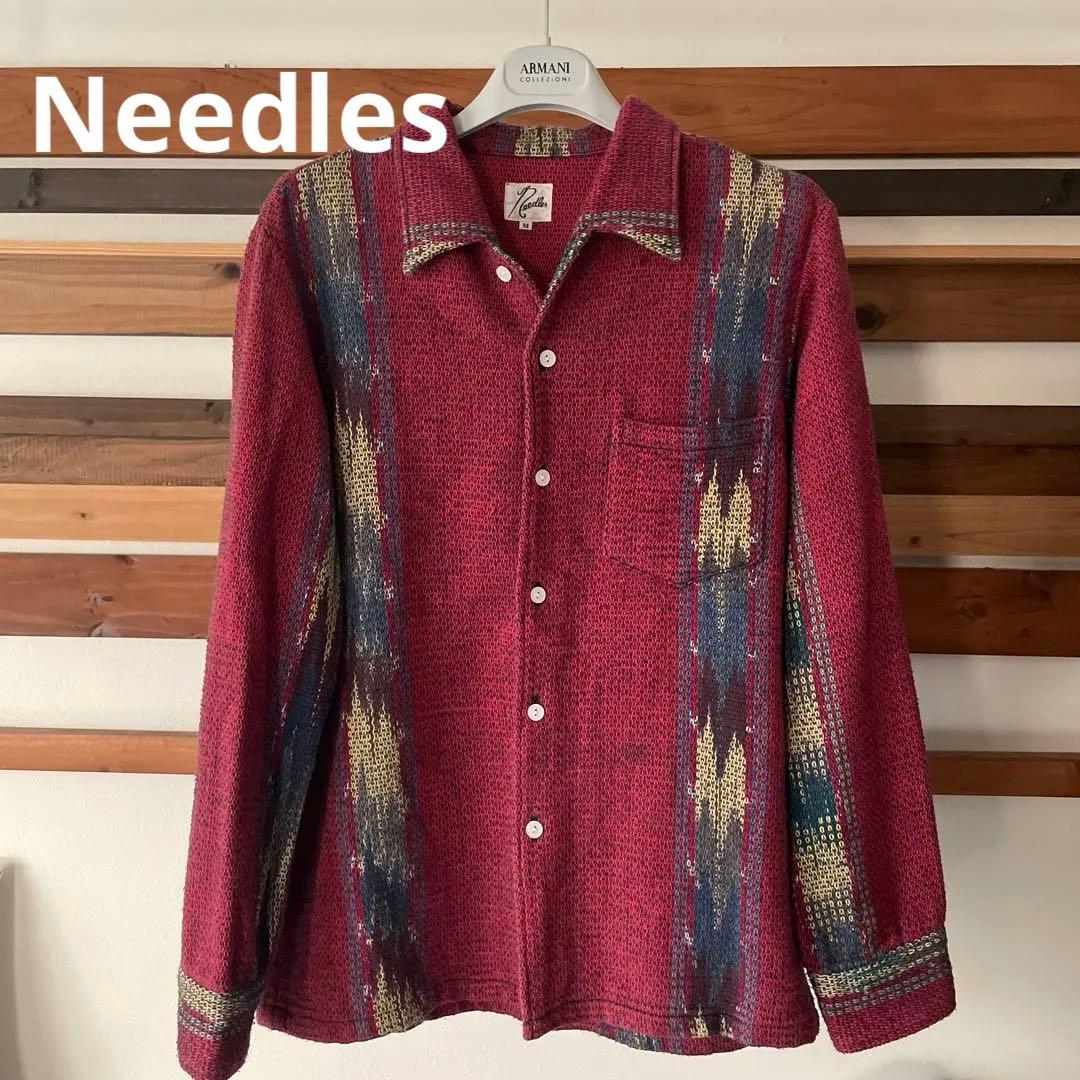 メンズ ネペンテス Needles ニードルス シャツ MサイズM・Needles