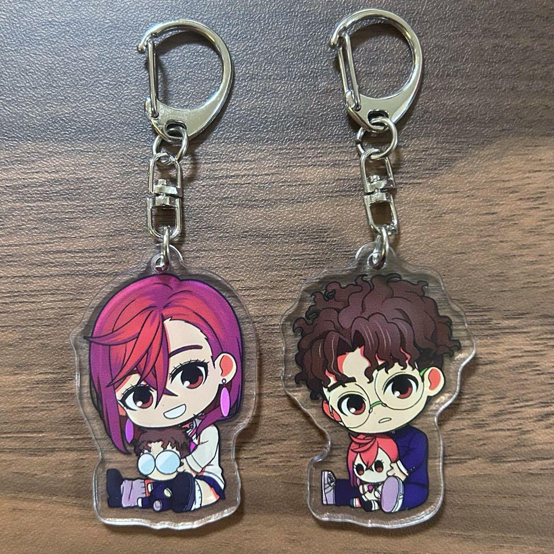 ダンダダン オカルン & 綾瀬桃 アクリルキーホルダー 2点セット