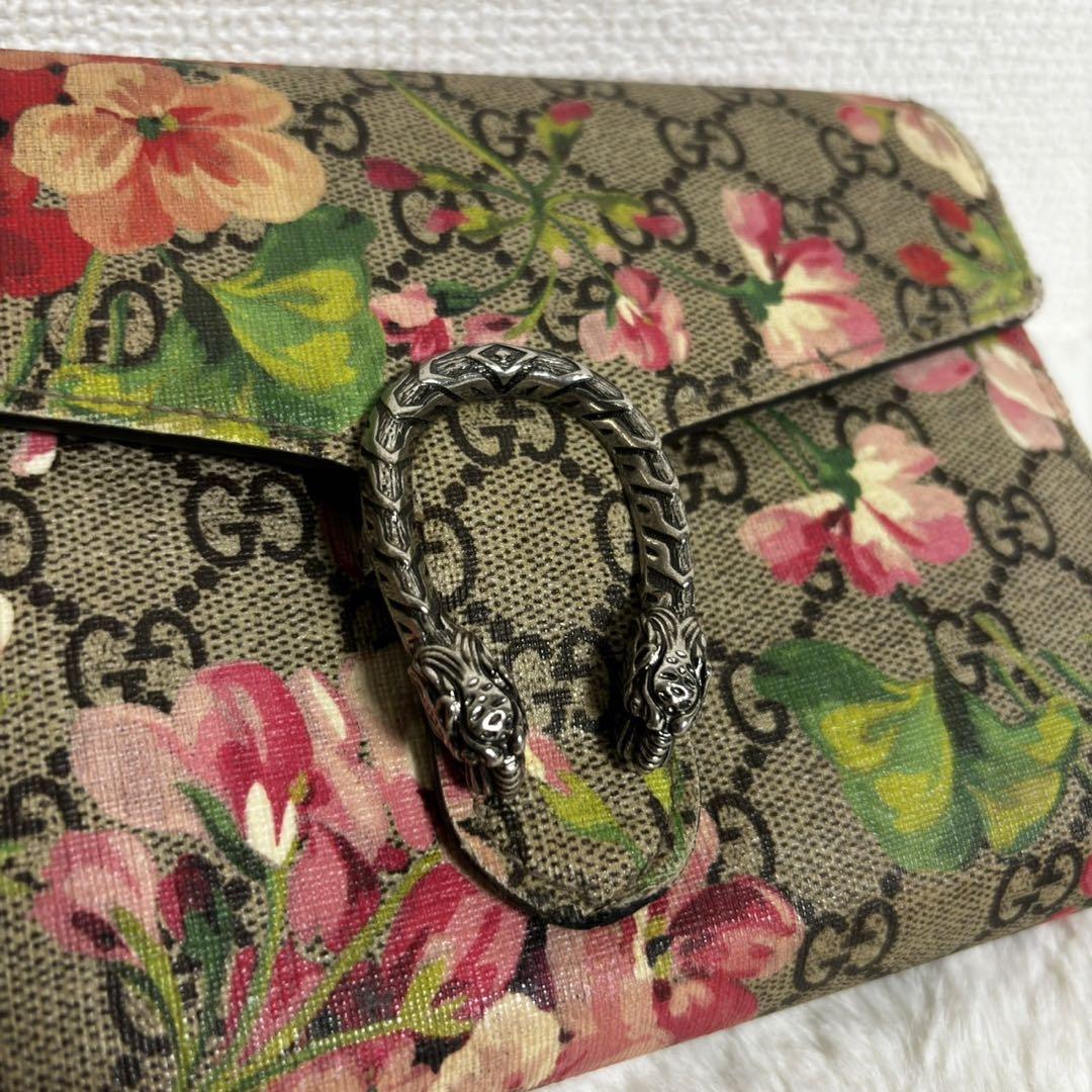 GUCCI デュオニュソス チェーンショルダーウォレット GGスプリーム