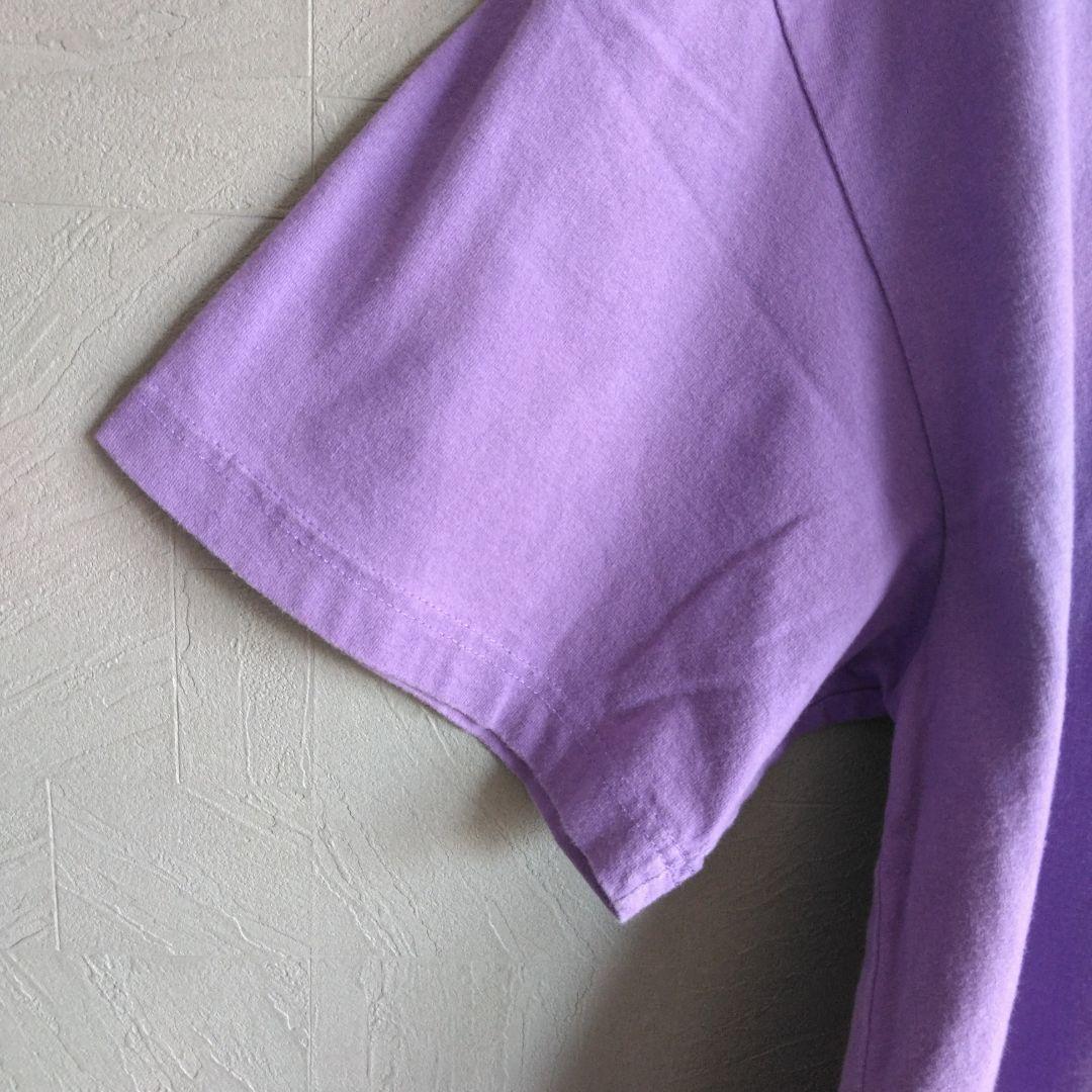XLARGE パープル Tシャツ ゴリラ　スプレー　古着男女　ストリート
