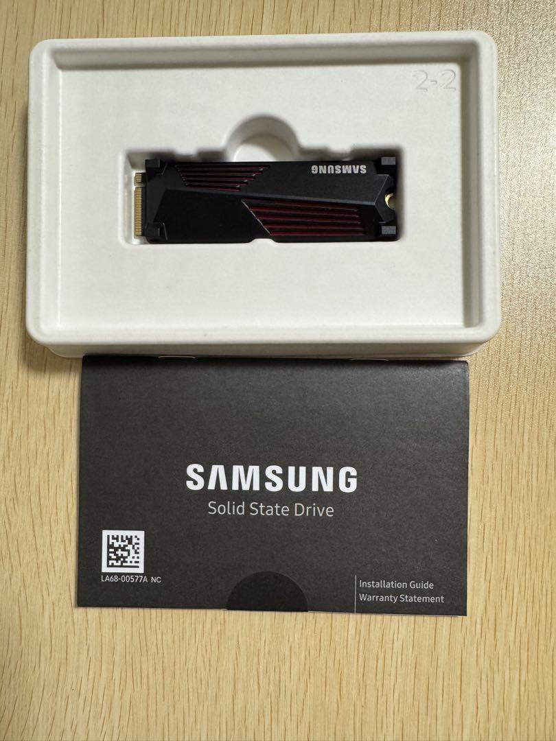 Samsung 990 PRO 4TB ヒートシンクモデル SSD