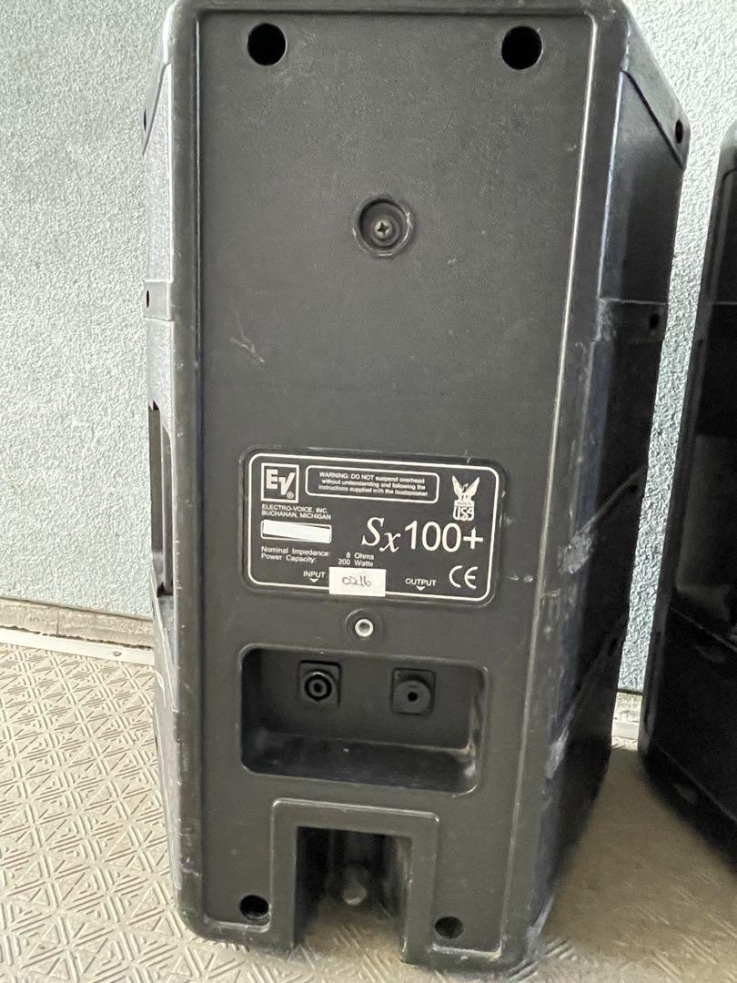 【保障できる】 EV electro-voice メルカリ - スピーカー【難あり1台】① SX-100+ 配信機器・PA機器・レコーディング機器